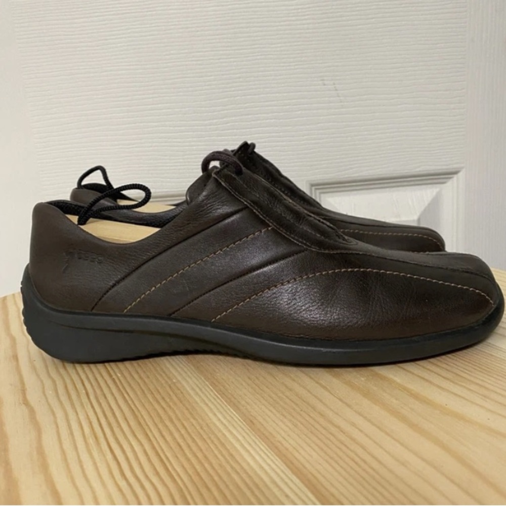 Ecco Loafers Leather Comfort Flats Shoes Brown Women’s Size 6